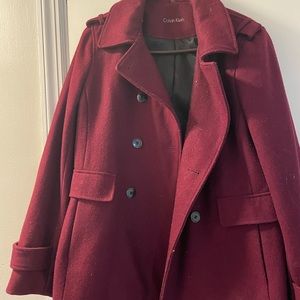 Calvin Klein Pea Coat Size 12